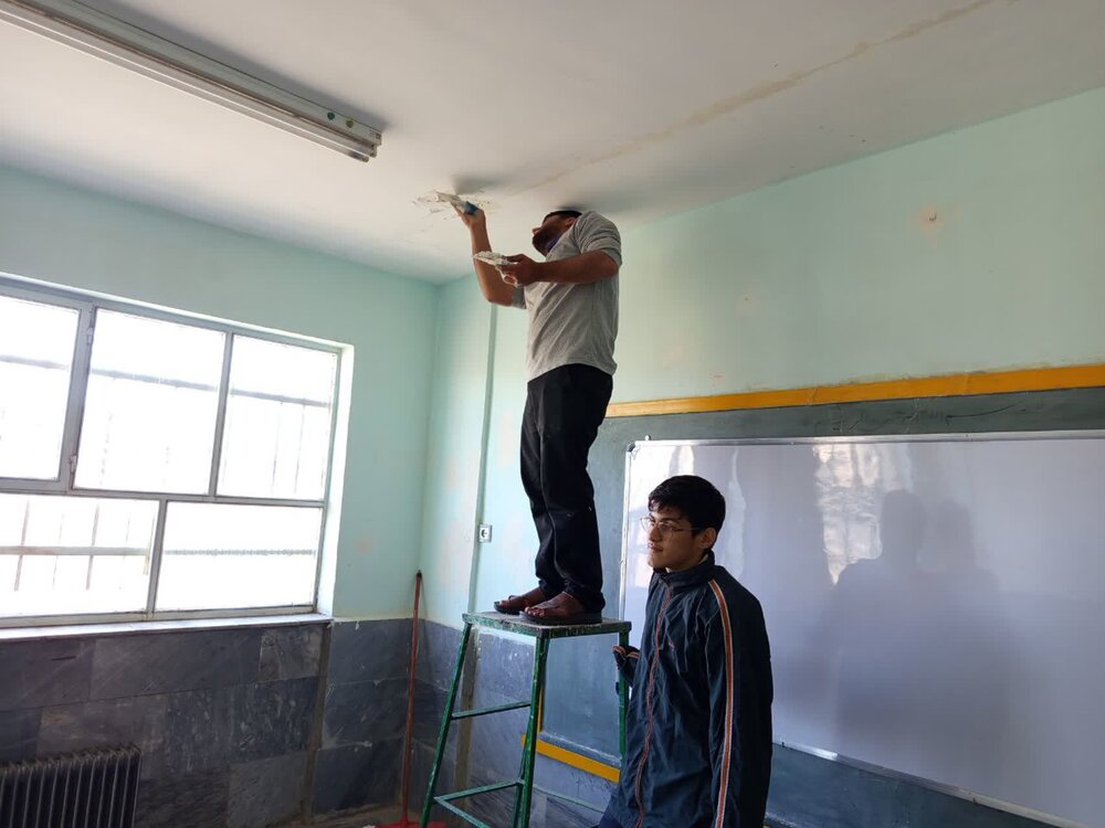 تصاویر| برگزاری اردوی جهادی طلاب البرزی در روستای ایپک