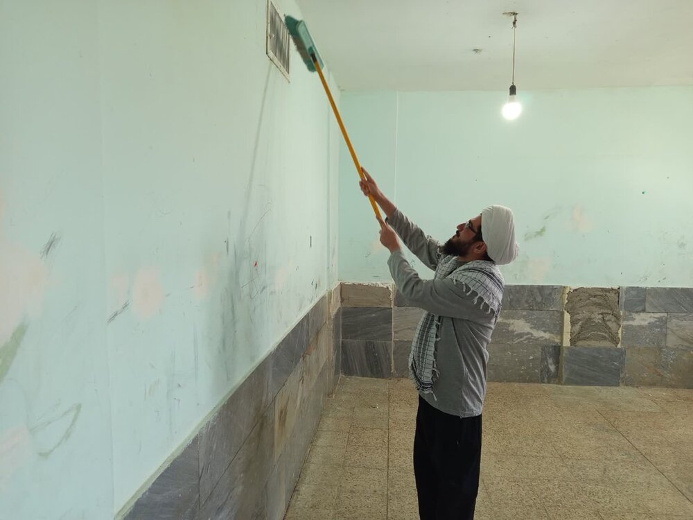 تصاویر| برگزاری اردوی جهادی طلاب البرزی در روستای ایپک