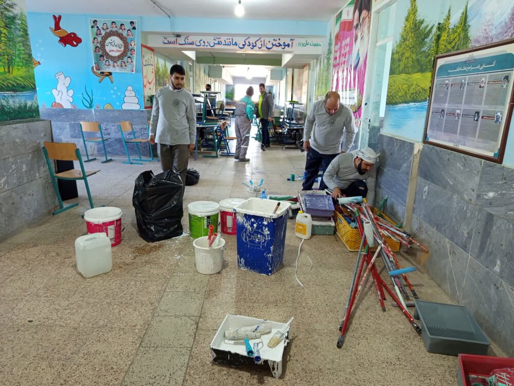 تصاویر| برگزاری اردوی جهادی طلاب البرزی در روستای ایپک