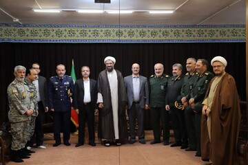 تصاویر / دیدار فرماندهان نیروهای مسلح استان همدان با نماینده ولی فقیه در استان
