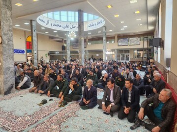 تصاویر/ آیین عبادی سیاسی نماز جمعه چایپاره