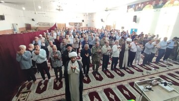 نمازجمعه امروز شهر سعدآباد به روایت تصاویر