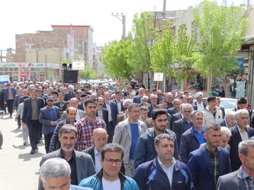 تصاویر/ راهپیمایی محکومیت جنایات رژیم صهیونیستی و حمایت از مردم مظلوم غزه و فلسطین در چهاربرج