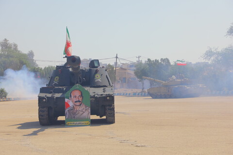 مراسم گرامیداشت روز ارتش در اهواز