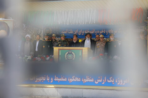 مراسم گرامیداشت روز ارتش در اهواز
