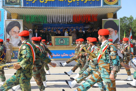 مراسم گرامیداشت روز ارتش در اهواز