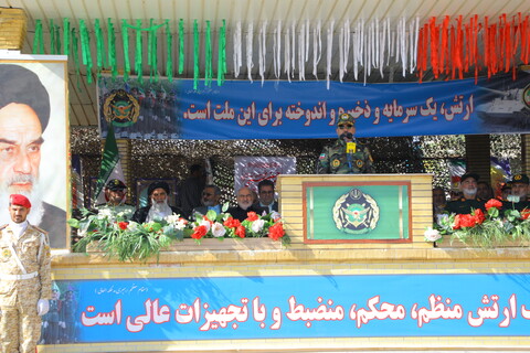 مراسم گرامیداشت روز ارتش در اهواز