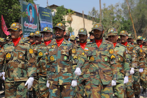 مراسم گرامیداشت روز ارتش در اهواز