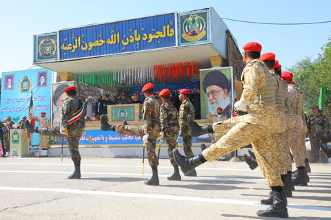 مراسم گرامیداشت روز ارتش در اهواز