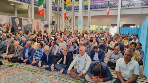 تصاویر/ اقامه نماز جمعه رابر