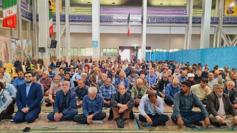 تصاویر/ اقامه نماز جمعه رابر