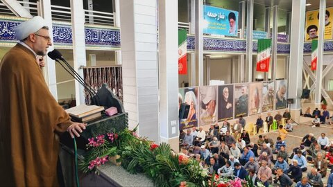 تصاویر/ اقامه نماز جمعه رابر