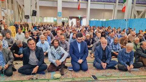 تصاویر/ اقامه نماز جمعه رابر