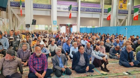 تصاویر/ اقامه نماز جمعه رابر