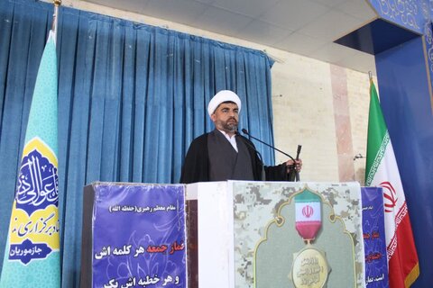 تصاویر/ اقامه نماز جمعه جازموریان