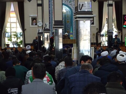 تصاویر/ آیین عبادی سیاسی نماز جمعه چهاربرج