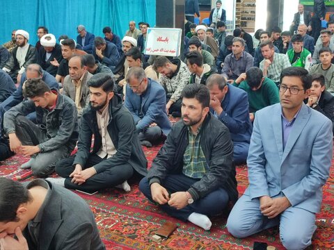 تصاویر/ آیین عبادی سیاسی نماز جمعه چهاربرج