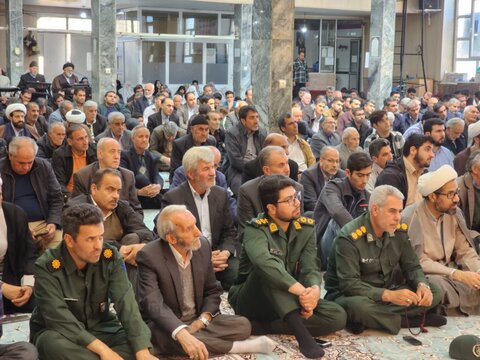 تصاویر/ آیین عبادی سیاسی نماز جمعه چایپاره