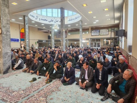 تصاویر/ آیین عبادی سیاسی نماز جمعه چایپاره