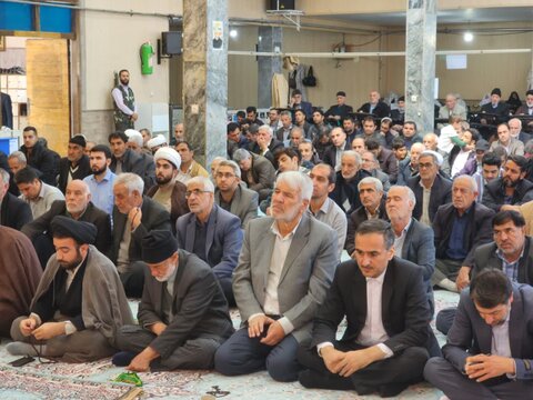 تصاویر/ آیین عبادی سیاسی نماز جمعه چایپاره