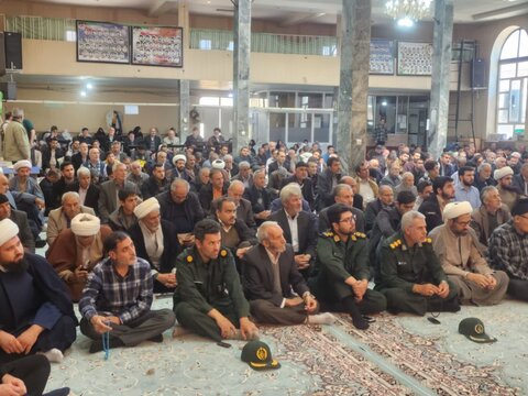 تصاویر/ آیین عبادی سیاسی نماز جمعه چایپاره