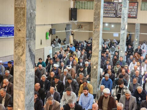 تصاویر/ آیین عبادی سیاسی نماز جمعه چایپاره