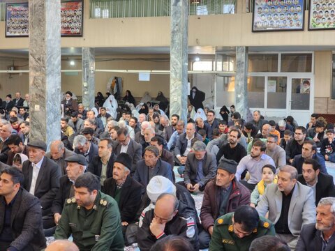 تصاویر/ آیین عبادی سیاسی نماز جمعه چایپاره