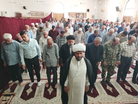 نمازجمعه امروز شهر سعدآباد به روایت تصاویر