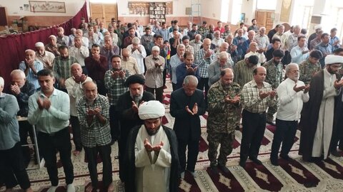 نمازجمعه امروز شهر سعدآباد به روایت تصاویر