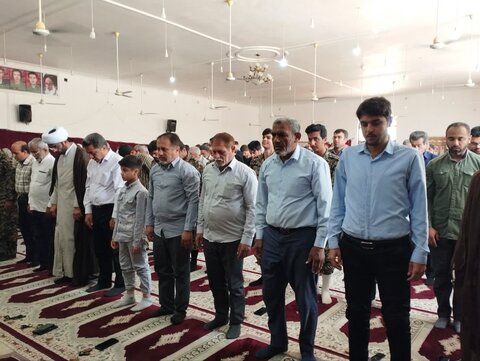 نمازجمعه امروز شهر سعدآباد به روایت تصاویر