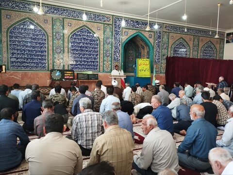 نمازجمعه امروز شهر سعدآباد به روایت تصاویر