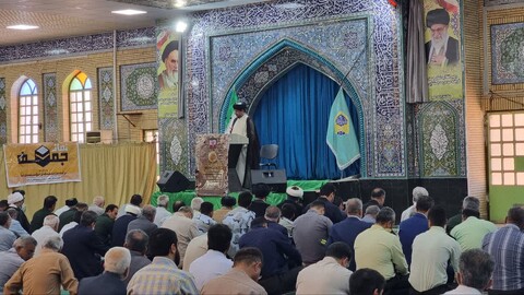 نماز جمعه گناوه به روایت تصویر