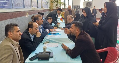 تصاویر /  برپایی میز خدمت در‌ نماز جمعه جورقان