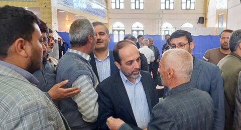 تصاویر /  برپایی میز خدمت در‌ نماز جمعه جورقان