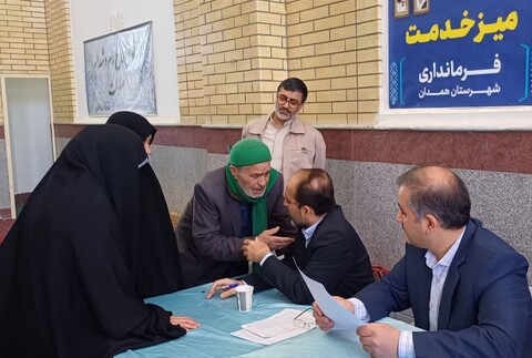 تصاویر /  برپایی میز خدمت در‌ نماز جمعه جورقان