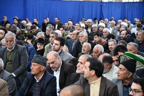 تصاویر/ آیین عبادی سیاسی نماز جمعه خوی