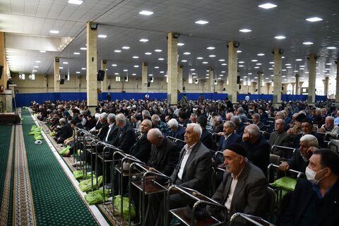 تصاویر/ آیین عبادی سیاسی نماز جمعه خوی