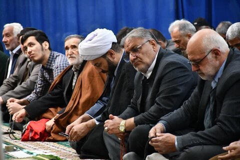 تصاویر/ آیین عبادی سیاسی نماز جمعه خوی