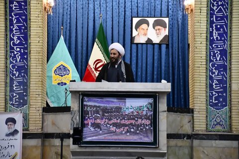 تصاویر/ آیین عبادی سیاسی نماز جمعه خوی