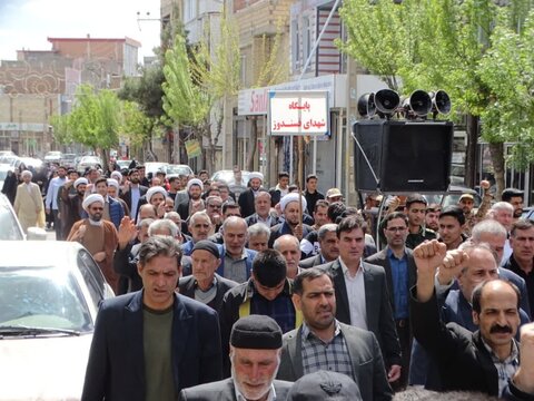 تصاویر | راهپیمایی محکومیت جنایات رژیم صهیونیستی و حمایت از مردم مظلوم غزه و فلسطین در چهاربرج