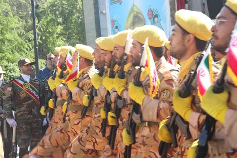 تصاویر / رژه نیروهای مسلح استان قزوین برگرارشد