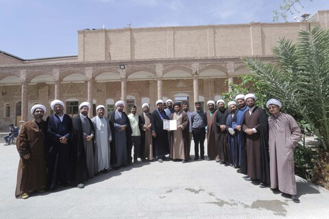 بازدید قائم مقام مدیر حوزه علمیه قم از مدرسه علمیه سفیران هدایت بیرجند