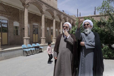 بازدید قائم مقام مدیر حوزه علمیه قم از مدرسه علمیه سفیران هدایت بیرجند