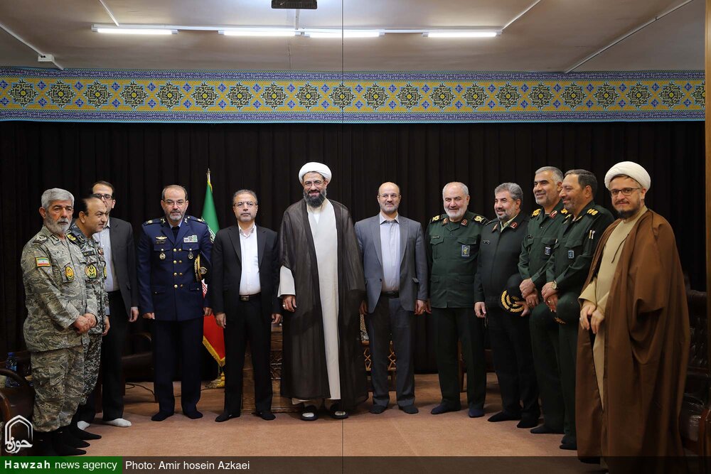 تصاویر / دیدار فرماندهان نیروهای مسلح استان همدان با نماینده ولی فقیه در استان