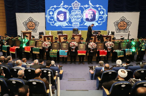 تصاویر/ آیین تکریم خادمان صادق
