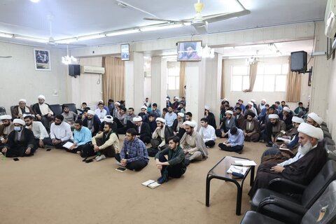 تصاویر/درس اخلاق آیت‌الله موسوی جزایری