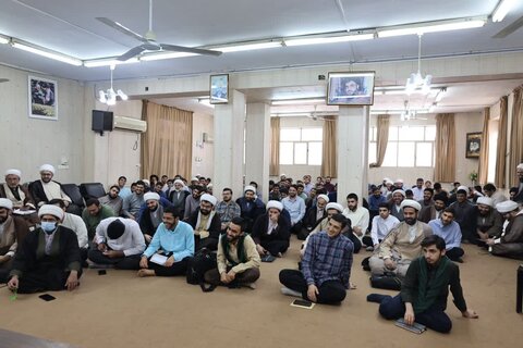 تصاویر/درس اخلاق آیت‌الله موسوی جزایری