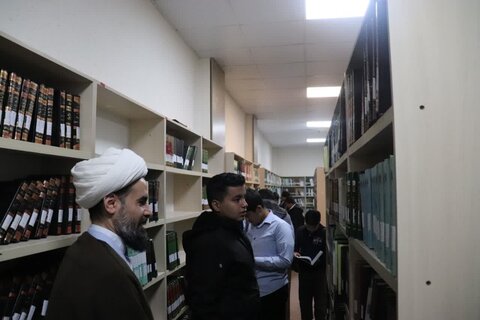 تصاویر/ ازدید دانش آموزان مدرسه شهید آهنگری ارومیه از مدرسه علمیه امام خامنه‌ای ارومیه