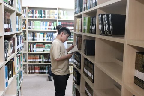 تصاویر/ ازدید دانش آموزان مدرسه شهید آهنگری ارومیه از مدرسه علمیه امام خامنه‌ای ارومیه