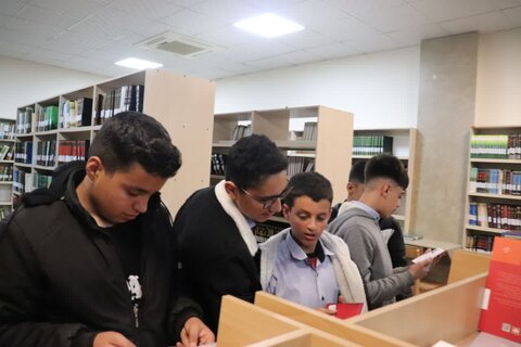 تصاویر/ ازدید دانش آموزان مدرسه شهید آهنگری ارومیه از مدرسه علمیه امام خامنه‌ای ارومیه